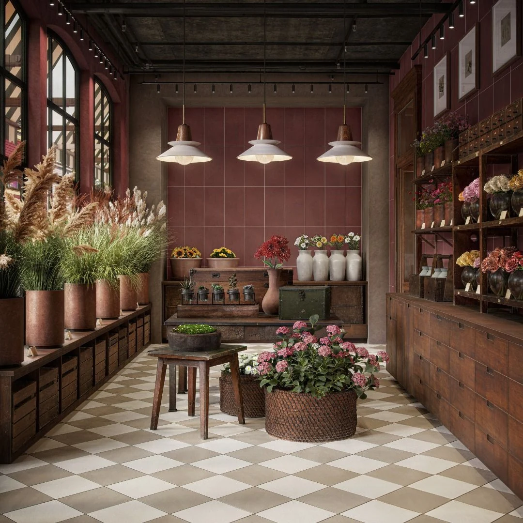 Galaray atelier interior — Dubai Maritime City floral studio